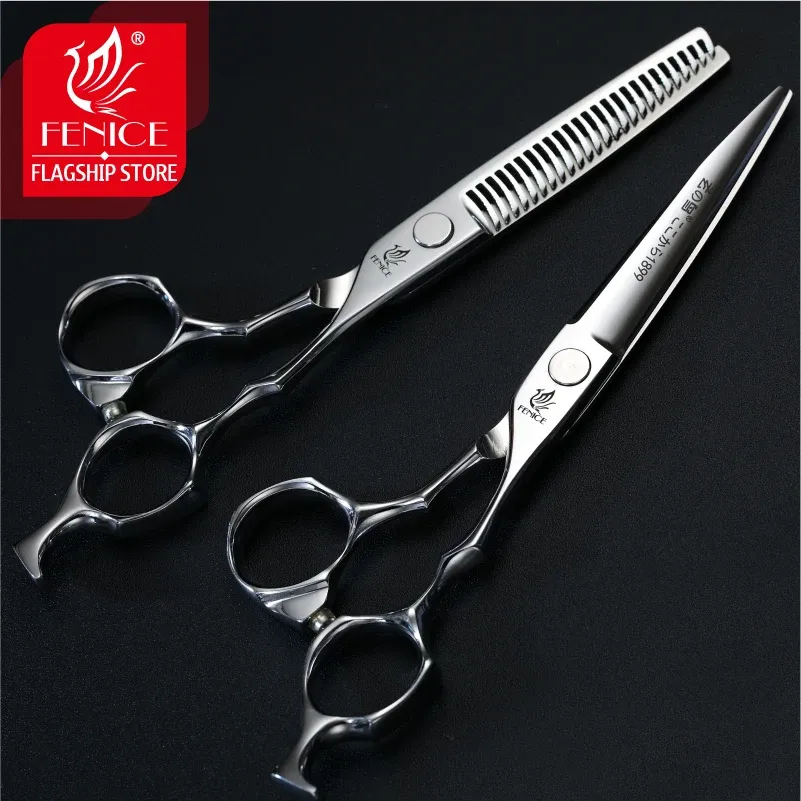 Shears Fenice VG10 6 cali profesjonalne nożyczki do włosów Ustaw nożyczki fryzjerskie nożyczki do fryzjerskich nożyczki do cięcia