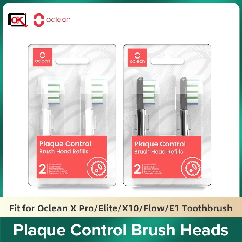 Contrôle des têtes de brosse de contrôle de la plaque Oclean d'origine x pro elite flux un z1 f1 e1 air 2 x10 brosse à dents électrique Smart Sonic