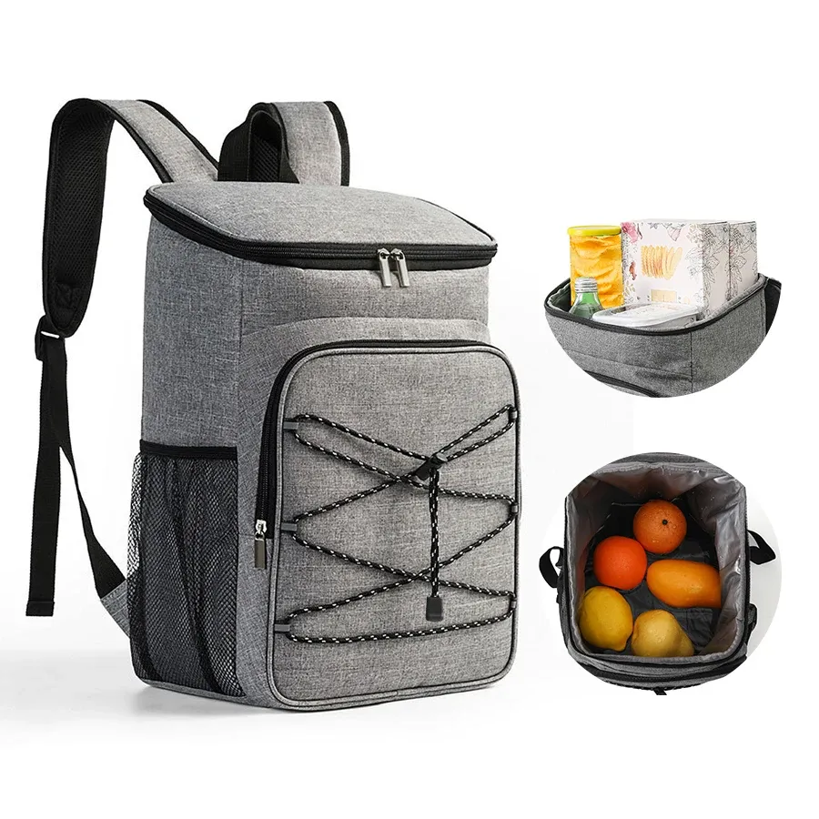 Bags New Large Capacity Cooler Backpack Portable Travel Leakproof Picnic Lunch Bags for Women Men Durable Insulation Bag