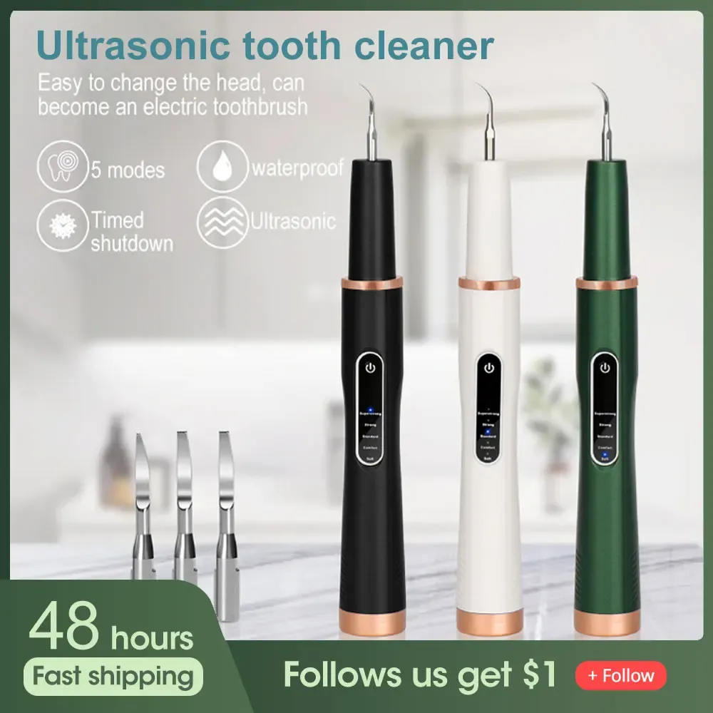 Nettoyeurs Ultrasonic Dental Scalmer Electric Tartar Eliminator Dental Sarro Calcul Calculus plaques Plaque