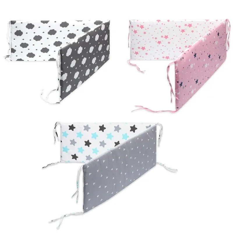 Sets Baby Crib Bumper Infant Bed Soft Cotton Pad Cot Protector Pasgeboren Kamer Kinderdagverblijfbedden Decor