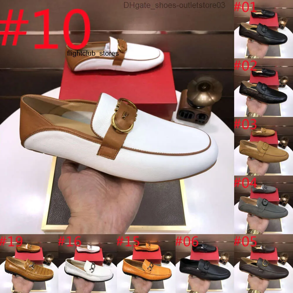 Feragamo f121Model classici mocassini casual luxurys che guidano scarpe mocassino maschio comodo scarpe in pelle autunno uomo abito da design pigro e pigro abito da design pigro 9l ayyu