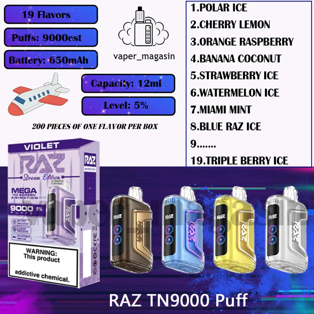 Box numérique UTCO BIENS VENTE 12000 Cigarette E-cigarette 20 ml Cartouche préchargée 20 ml 0% 2% 3% 5% Concentration 850mAh Rechargeable 12K Puffes Vepe