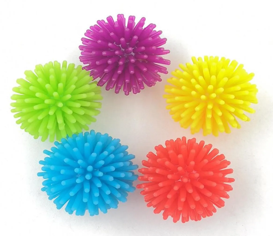 25 mm rubber Burr Ball Hairy Stress Relief Toy Children039s Fidget Sensory Capsule Massage1125355