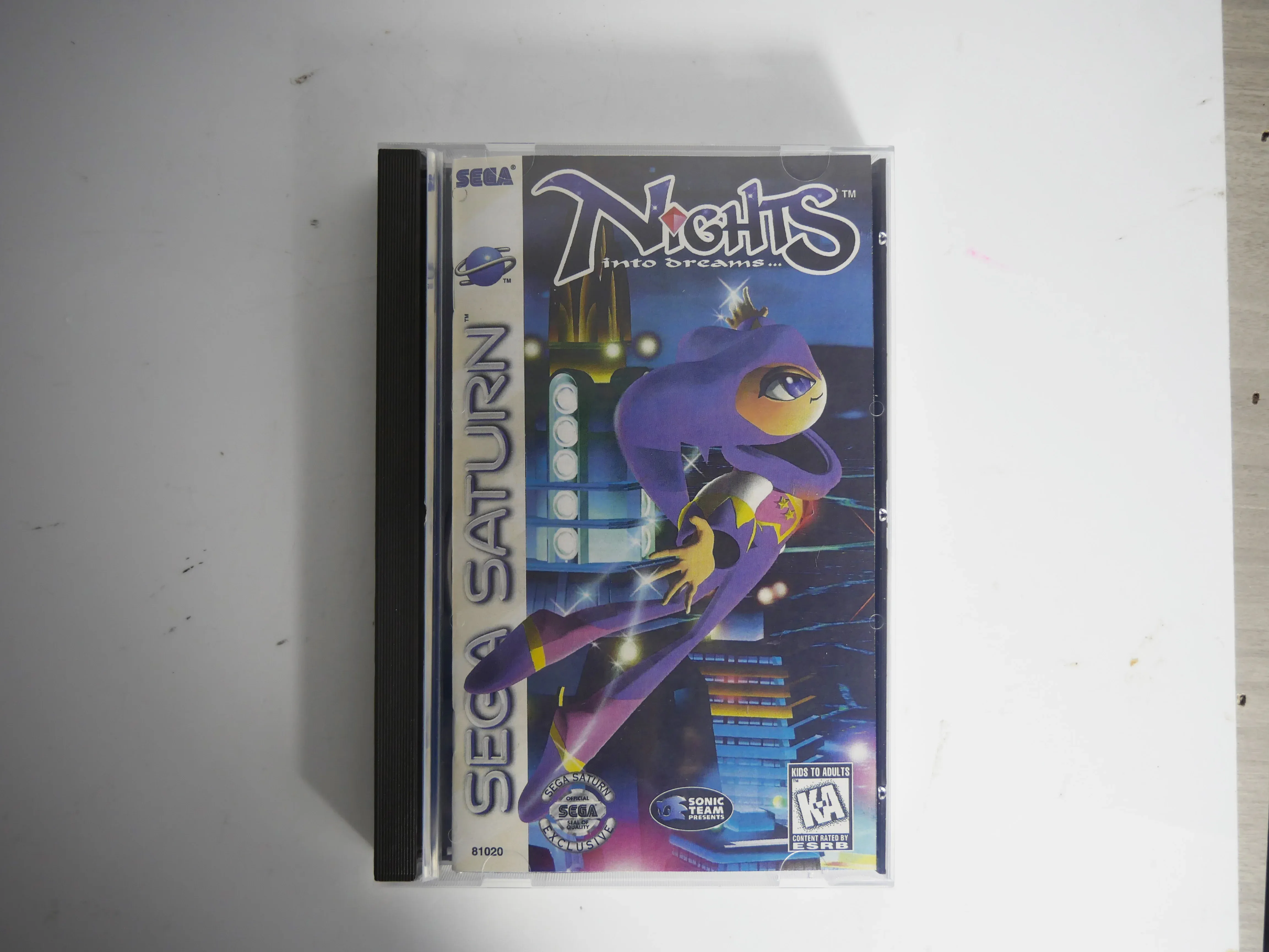 Deals Sega Saturn Copy Disc Game Nights into Dreams With Manual Unlock Console Game Retro Video Direct Reading Game