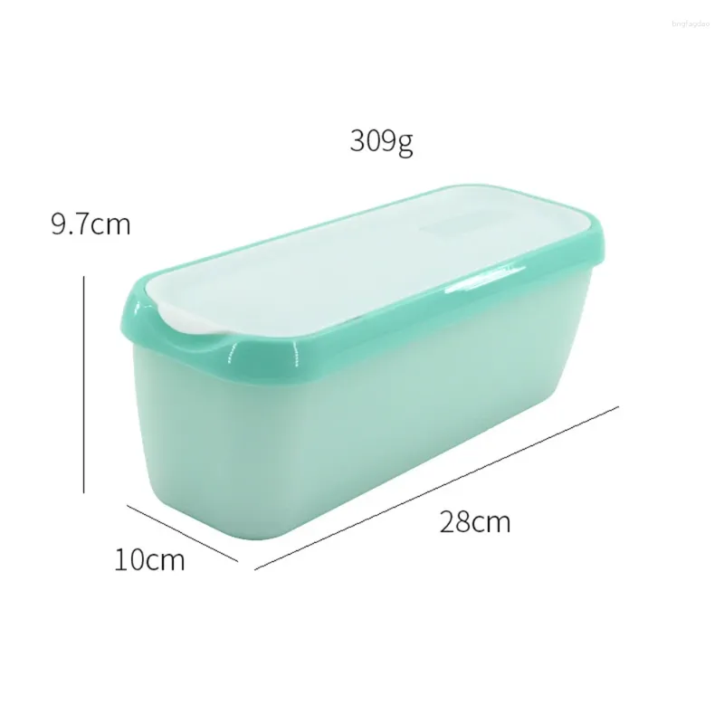 Förvaringsflaskor container mat praktisk rektangulärt bekvämt kök multifunktion hem glass tub kylskåp lock mögel mögel