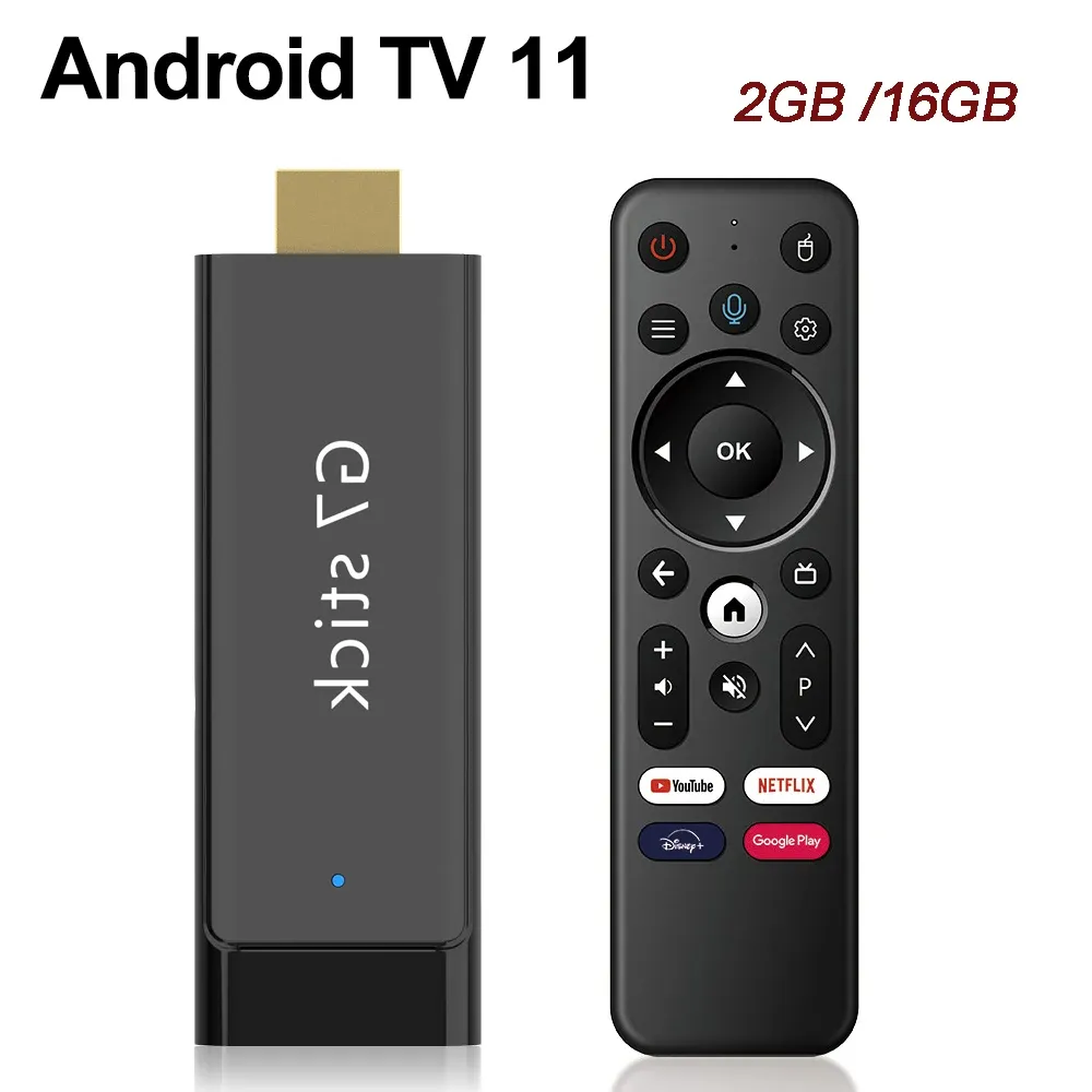 Stick G7 Stick Android 11.0 Smart TV Box AV1 AMLOGIC S905Y4 2.4G/5G Dual WiFi 4K HD SET Top Box Media Player 2GB16GB