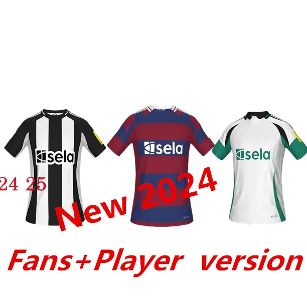 24 25 Tonali New Castle Soccer Jerseys NUFC Kids Kit 2024 2025 BRUNO G. WILSON SAINT MAXIMIN ISAK United Football Shirt Garden Set Fan Player Version 999