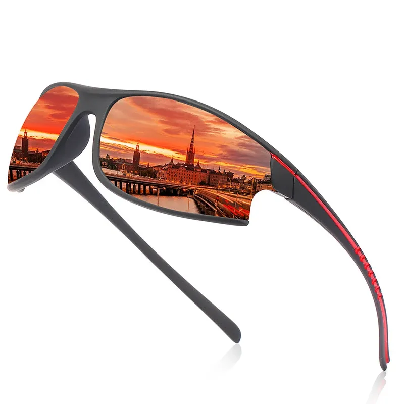 Accessoires Lunettes de soleil polarisées pour hommes Sports de lunettes de soleil verres à pédale