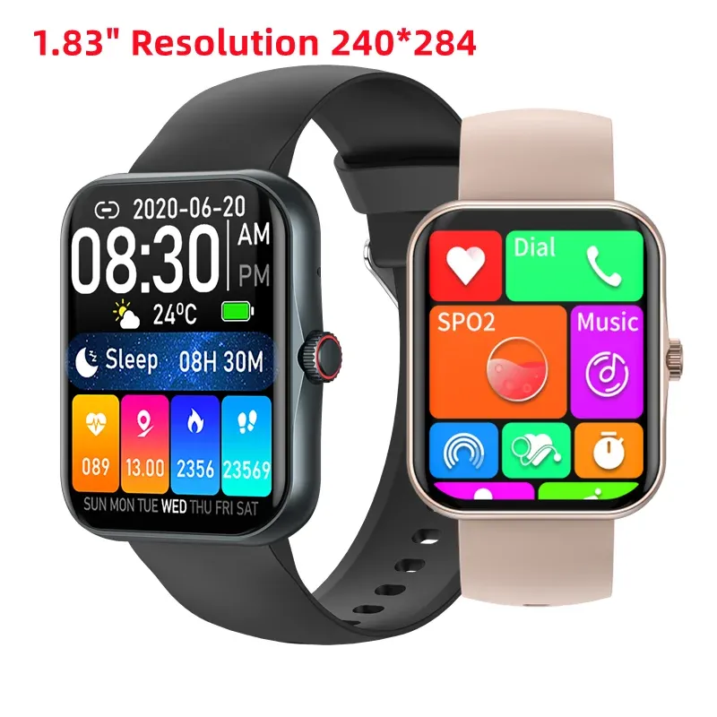 Armbänder Männer Smartwatch Antwort und telefonieren Sie S80Pro Bluetooth Armband Frauen Smartwatch IP67 Waterdichte Sportfitness -Tracker 240*280 HD
