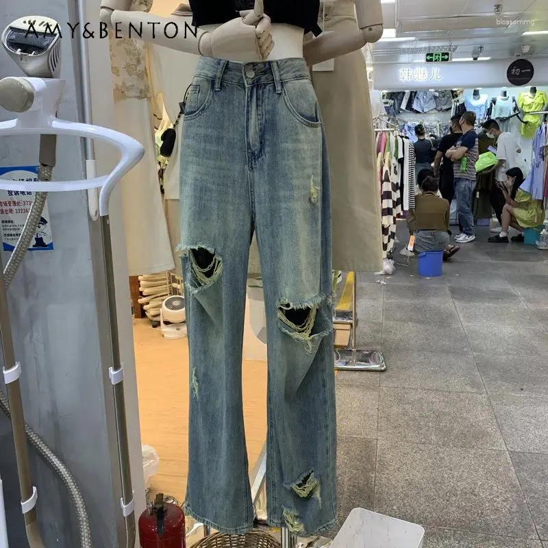 Pantaloni da donna 2024 pantaloni coreani estate pendola