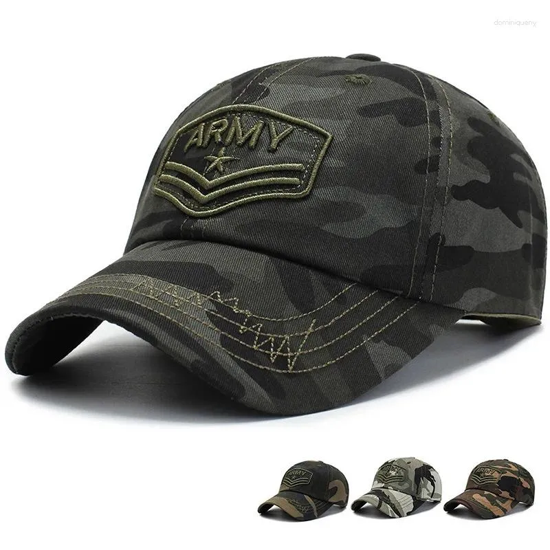 Ball tampa de bola de alta qualidade Camuflagem de camuflagem Banco de beisebol masculino masculino masculino masculino Tactical Camo Snapback Hat Trucker Chapéus ajustáveis