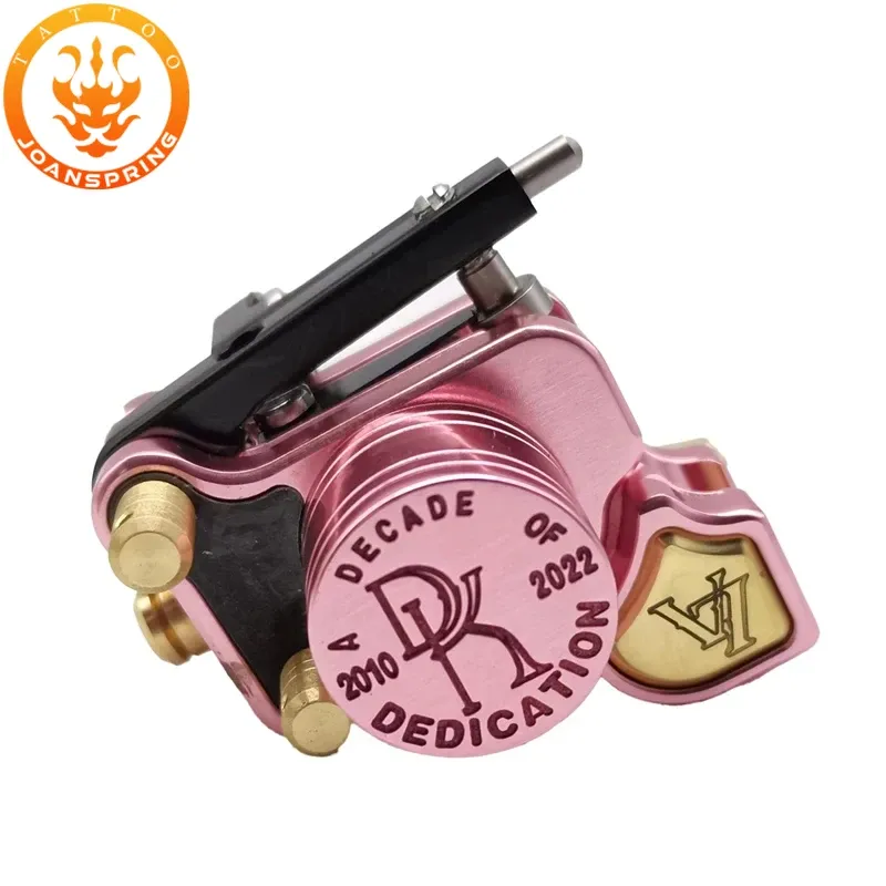 Inkten V7R Shrapnel Rotary Tattoo Machine Corely Motor Verstelbare slag Tattoo Machinegeweer Zwart Grijs Pink Paarse vijf kleuren