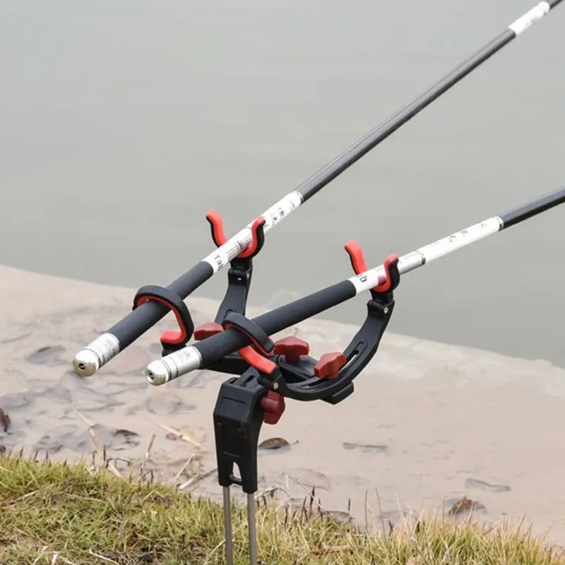 Accessories Fishing Rod Bracket 360 Degree Adjustable Fishing Rod Holder Rack Universal Foldable Rod Holder Hot Sale