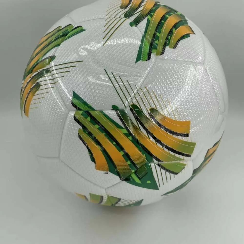 Top Tier Football # 5 PU Mirror 2324 Africa Cup Match Training for Professional Level Youth with Seamless Ball