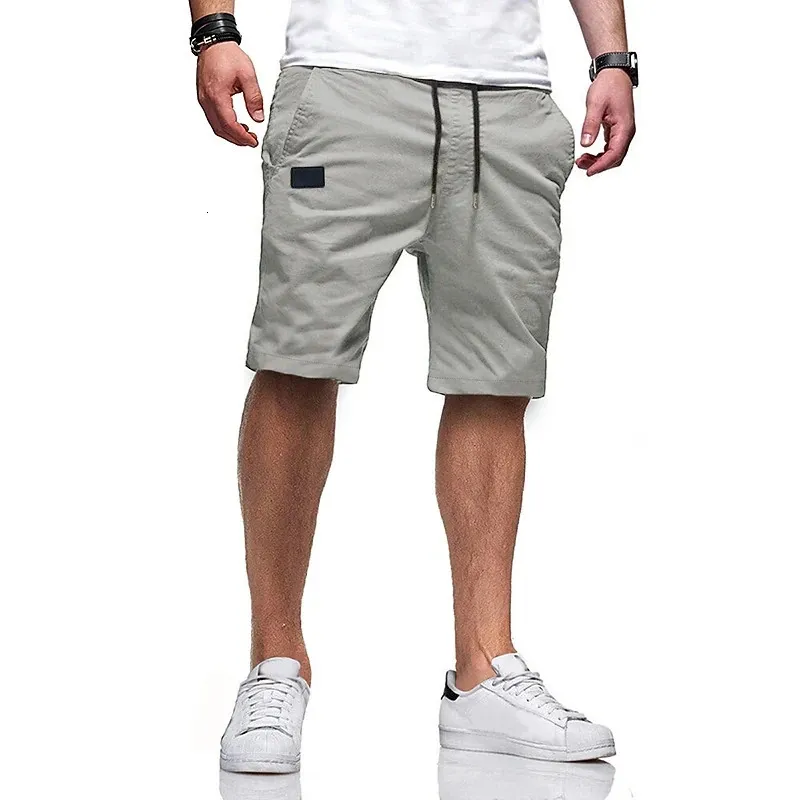 Mazowe modne szorty Hip Hop Summer Cotton Casual Capris Running Sports Street Pants Wysoka jakość prosta noga 240412