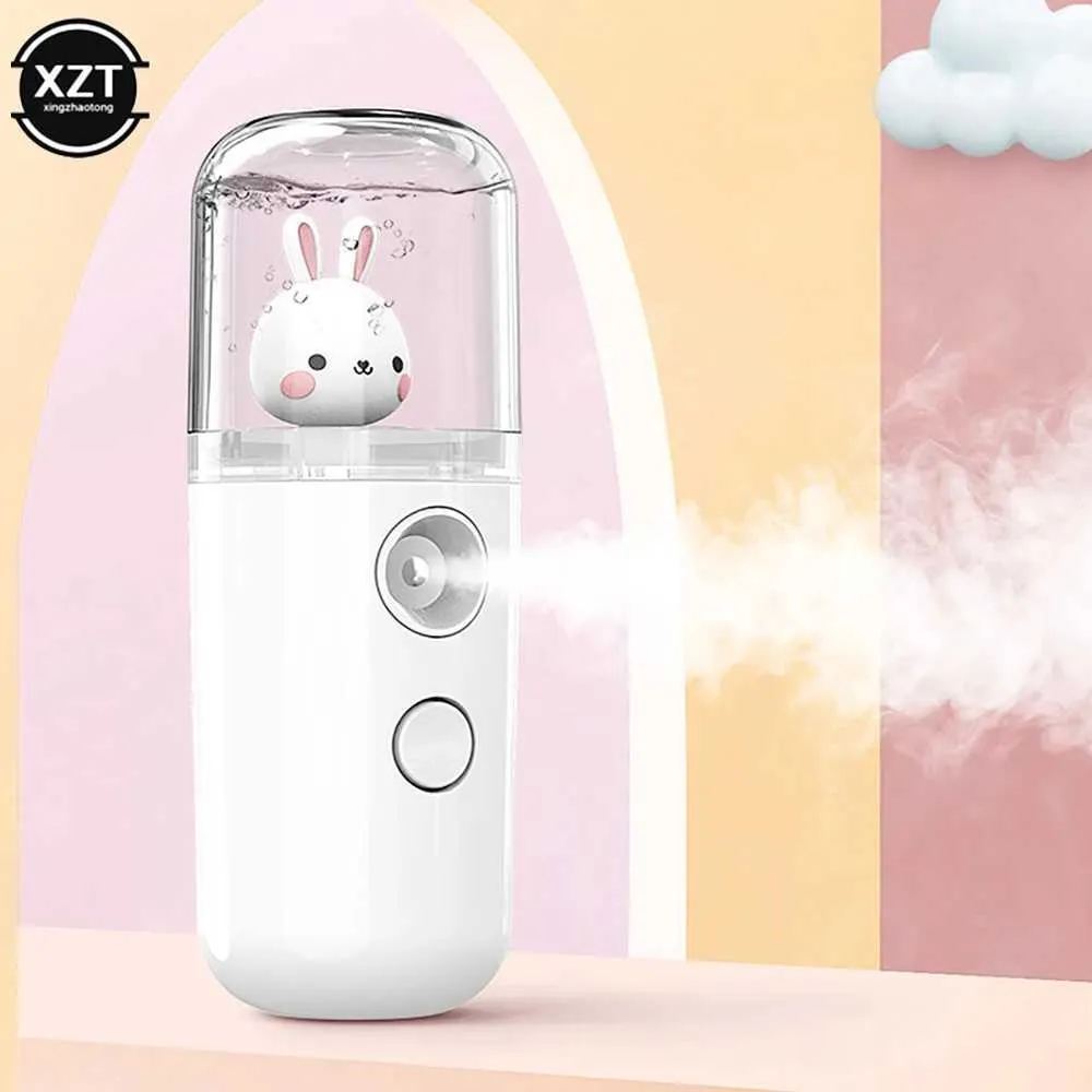 Humidifiers Portable air humidifier 30ml USB atomizer air purifier aromatherapy essential oil diffuser Y240422