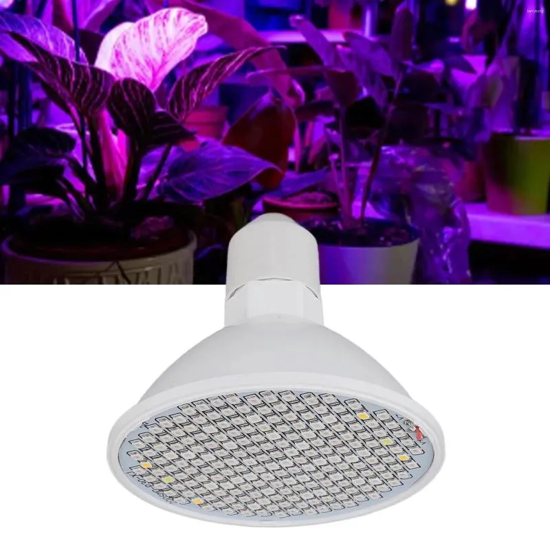 Luzes Grow E27 8W 200Led Spectrum Full Plants LED Phytolamp Phytolamp for Pedlings Growth Hydroponics Plant Lamp AC110-220V