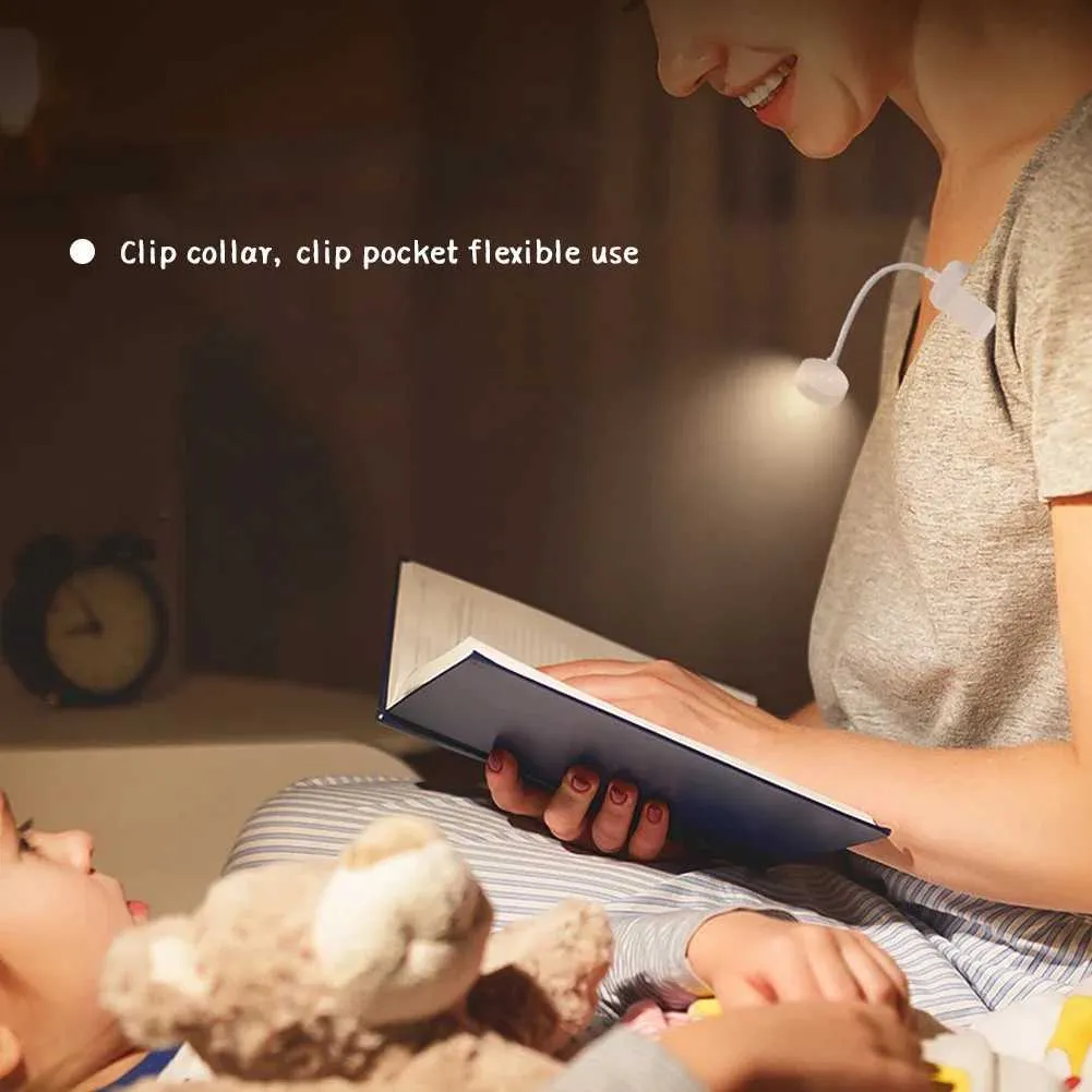 Mini Reading Light Portable Mini Book Light: Clip On Reading Lamp, Eye Protection, USB ...