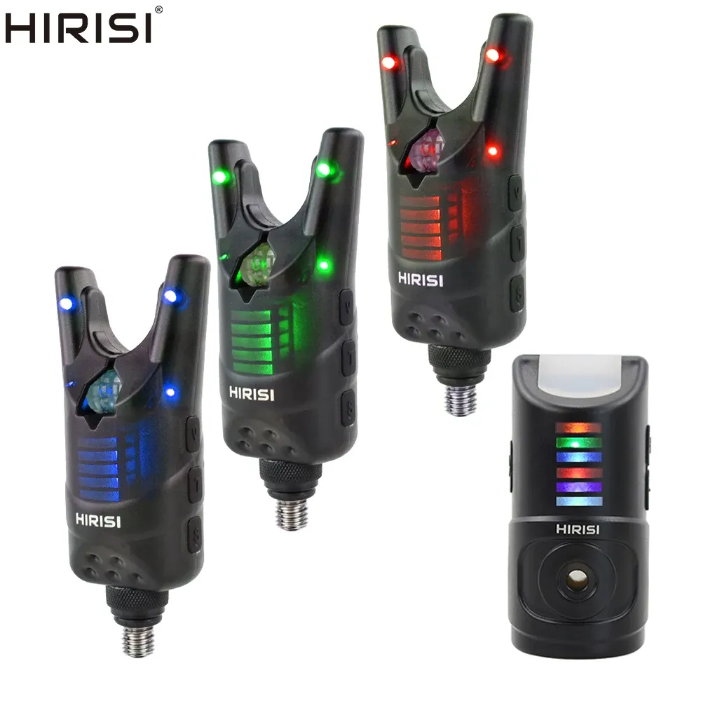 アクセサリーhirisiワイヤレスコイフィッシングアラームセット1+3釣り噛みアラームインジケーターHRS13