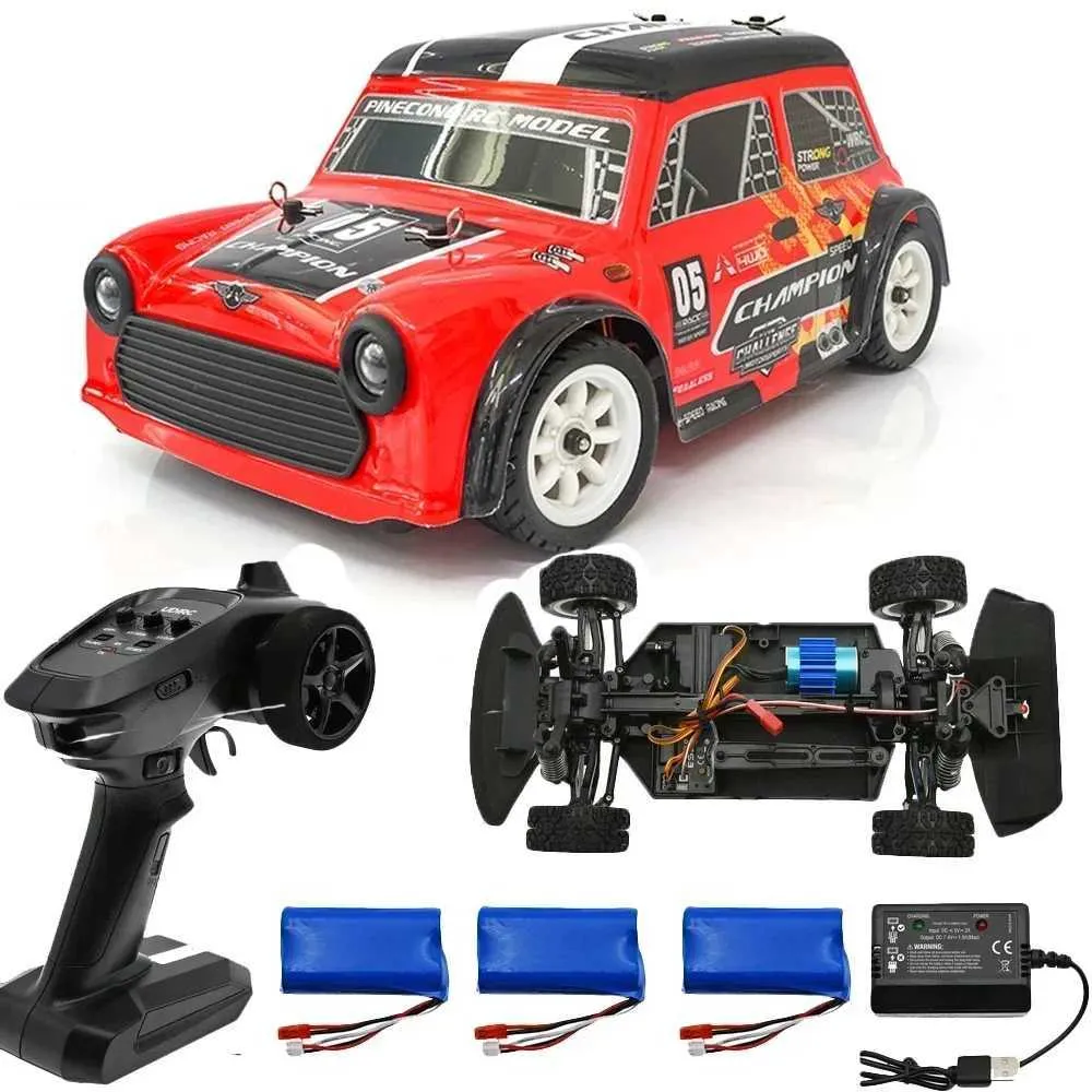 Elektro/RC -Auto 1 16 4WD RC -Auto Aktualisierte Version SG1605 1606 2,4 g Drift Car 60 km/h Hochgeschwindigkeit Drift LED Light Fernbedienungsträger Jungen Toys T240422