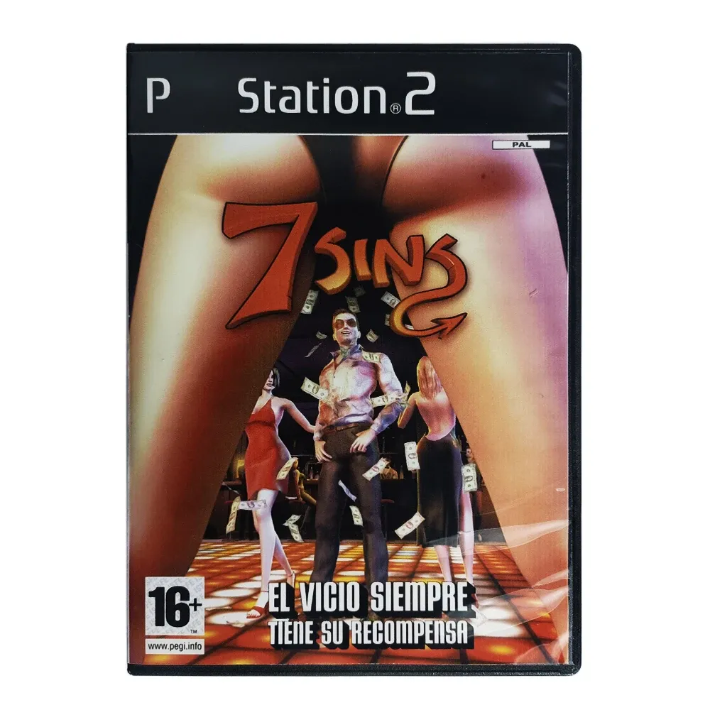صفقات PS2 7Sins مع لعبة Disc Copy Disc Unlock Unlock Console Station 2