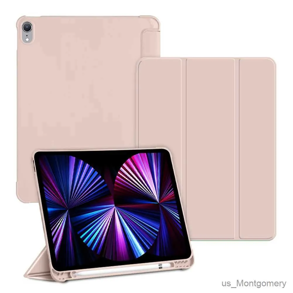 Tablet PC Cases Sacs Smart Tablet Case TPU Silicone Élégant Scratch et Halling Tapon Freed Fit pour iPad Pro11 / 10.2 / 10.5 / 10.9 / 12.9