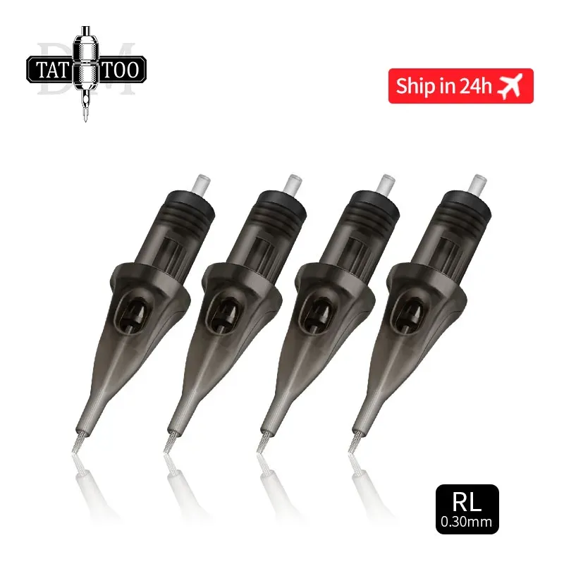 Machines 20pcs Nouveau DM 0,3 mm 0,35 mm aiguille stérilisée Disposable tatouage cartouche outils d'aiguille à aiguille