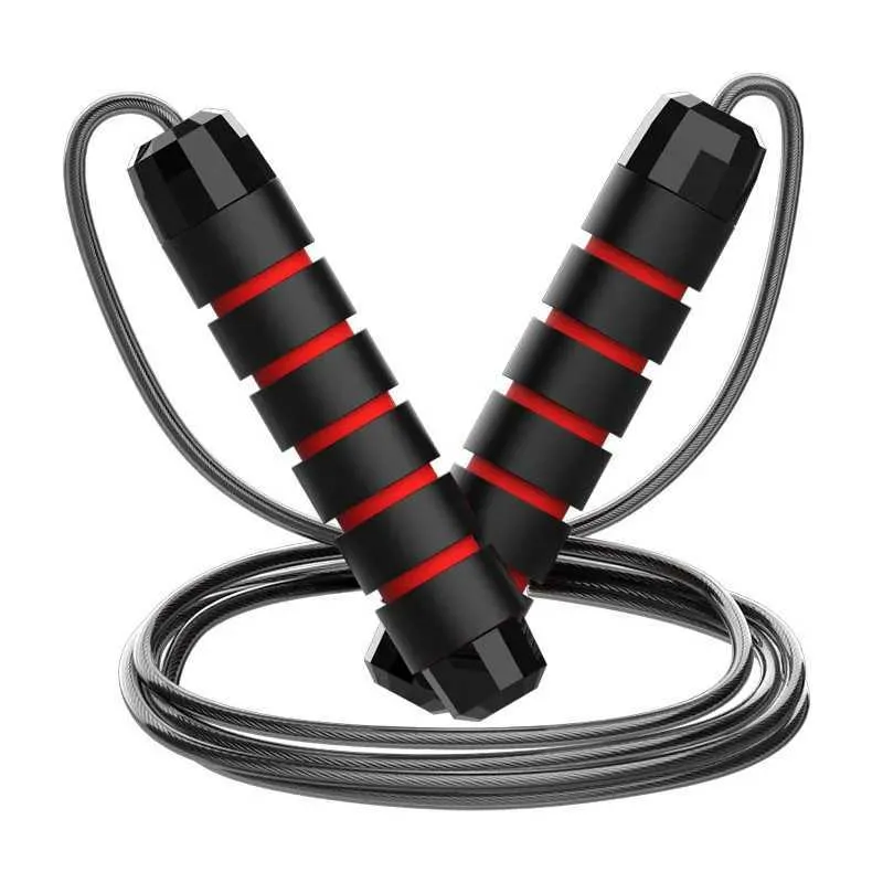 Jump Ropes Rapid Speed Jump Rope Steel Wire Skipping Rope Exercise Adjustable Jumping Rope Fitness Workout Training Home Sport Equipment Y240423