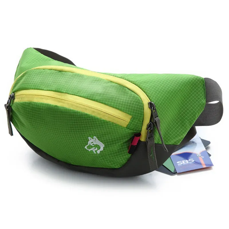 Väskor Jungle King New Outdoor Professional Lumbal Climbing Camping Mountaineering Bag Nylon Mobiltelefon Bag skräppaket 0,21 kg