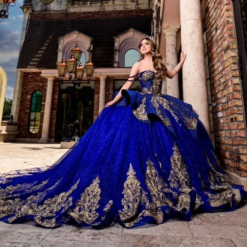 wedding royal blue and gold bridesmaid dresses Symphony Pink Tulle Dress - Girls Party Dress main image 1