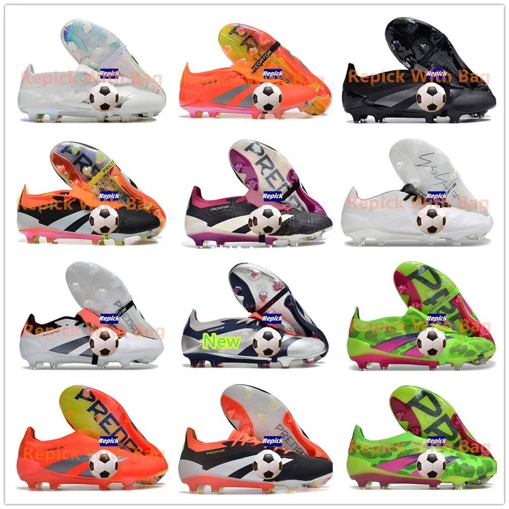2024 새로운 축구 신발 x 포식자 엘리트 FG Leyenda는 월드컵 클리트 Balon Te Adoro Mi Histori L Rihla Football Shoes 공연