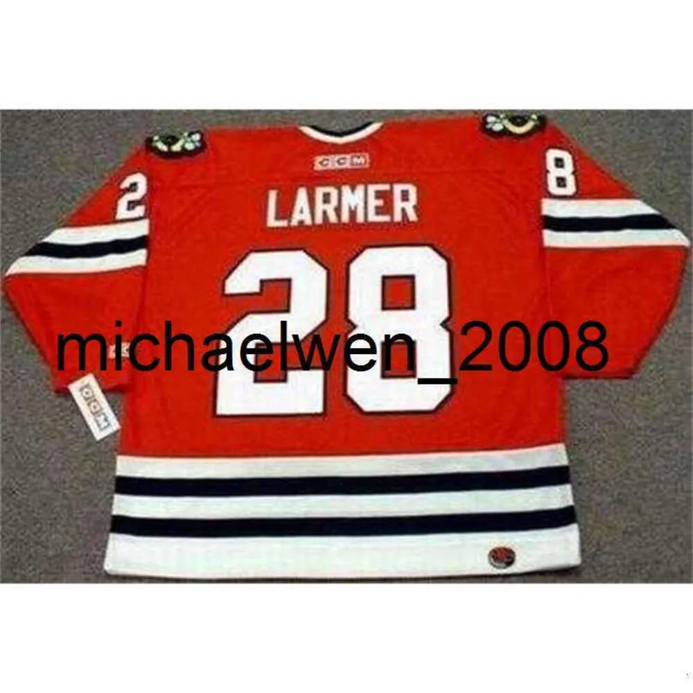 Kob Weng Men Women Yourning 2018 Custom Steve Lamer 1990 CCM OWNE Vintage Hockey Jerse