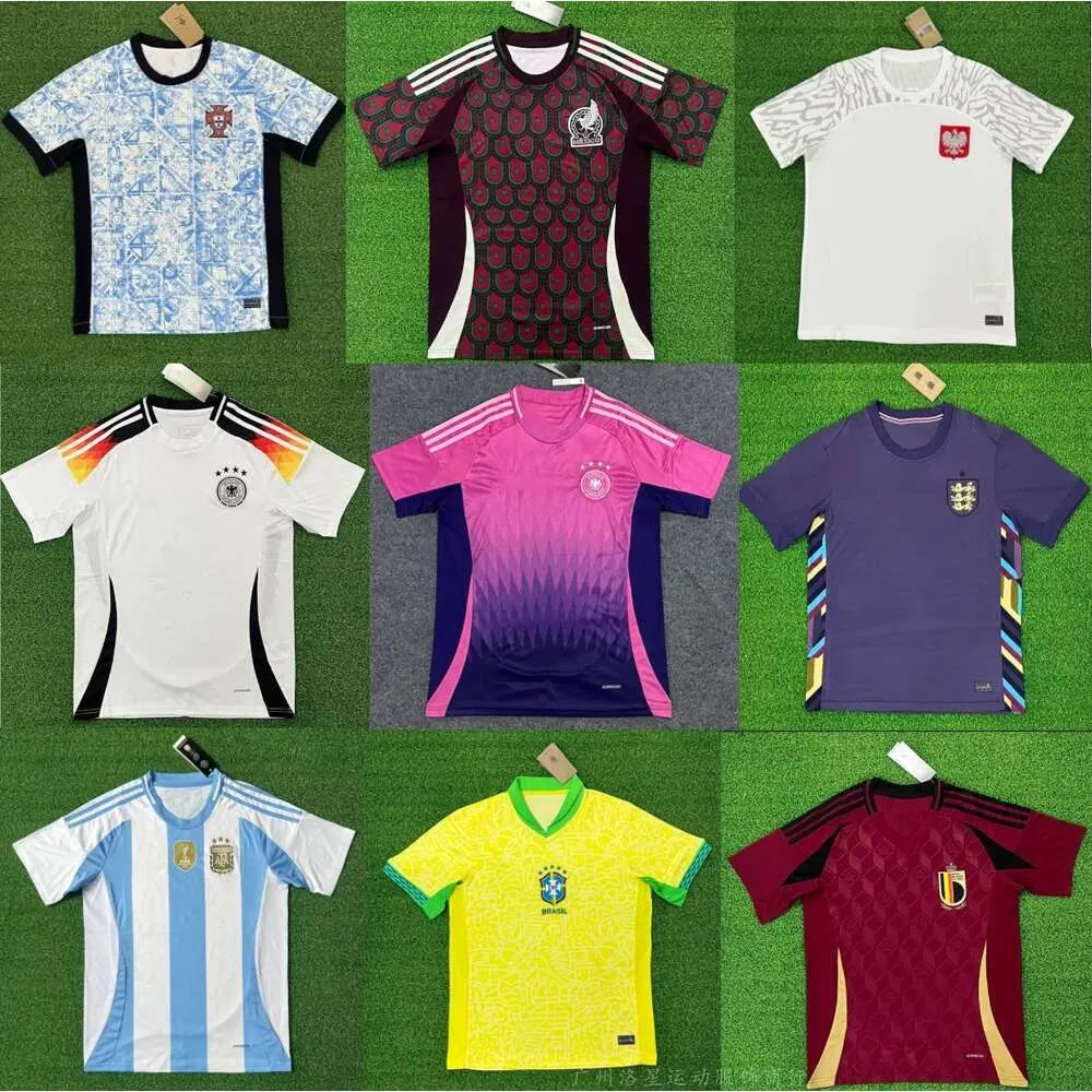 Soccer Jerseys Cup fans National Team Tyskland Argentina Portugal England Belgien Brasilien Mexico Football Jersey