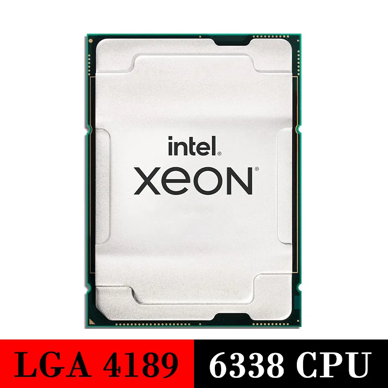 Använd serverprocessor Intel Xeon Gold Medal 6338 CPU LGA 4189 LGA4189 CPU6338