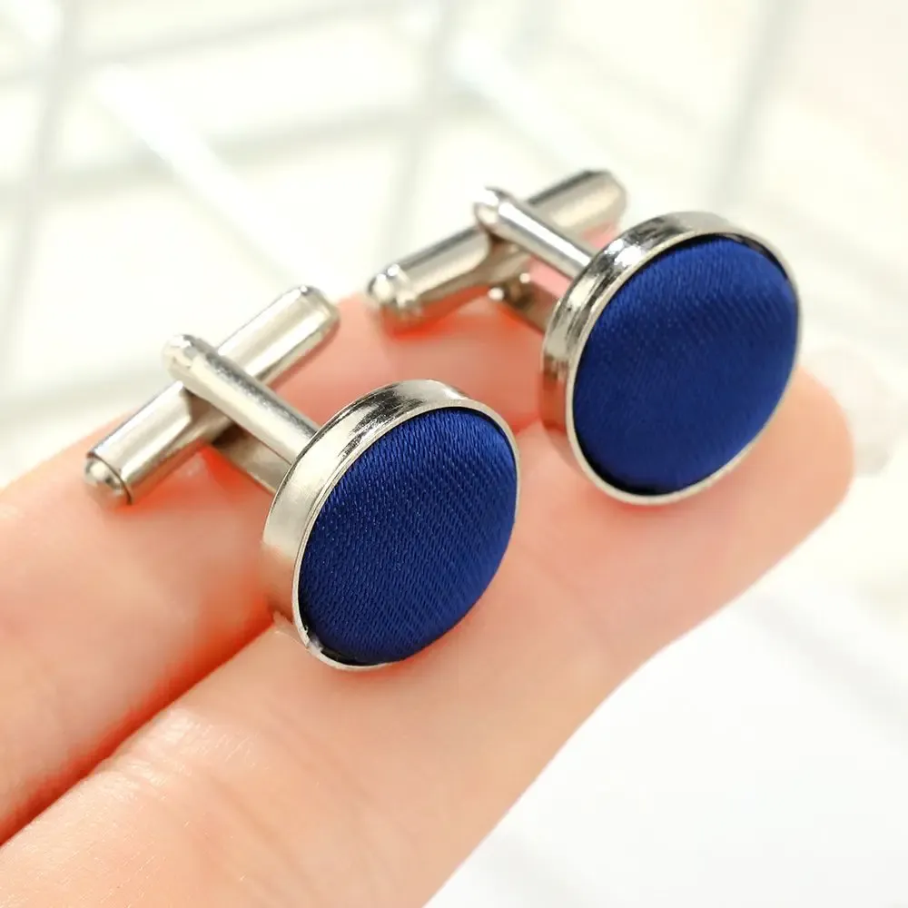 Links Commercial Accessories Novelty Stylish Wedding Plain Round Apparel Clothes Buttons Shirt Cuff Links Mens Cufflinks