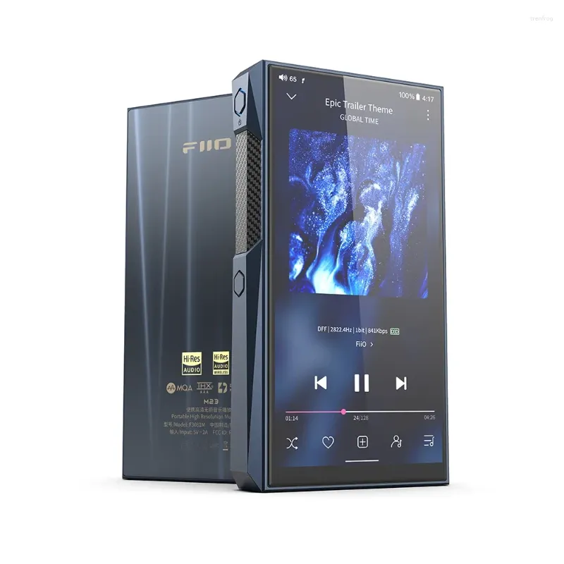 FIIO M23 PORTABLE Android10 Music Player Hi-res HIFI amp USB DAC med AK4191EQ AK4499EX PEQ Bluetooth 5.0