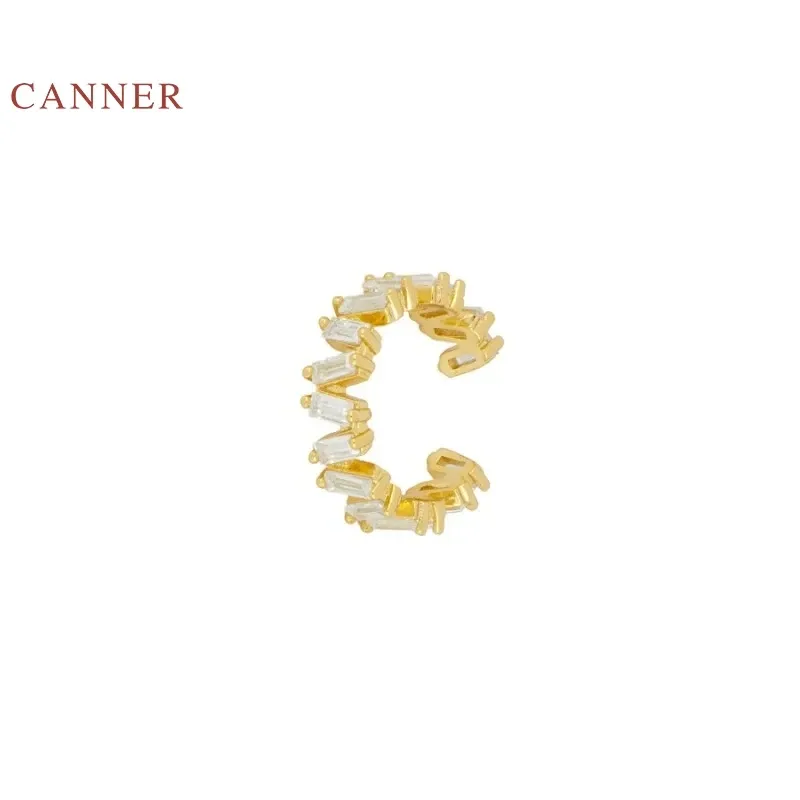 Kolczyki eliptyczna drabinka CubeZkurcon Kodek 100% 925 Srebrne kolczyki cyrkonowe dla kobiet biżuteria Aretes