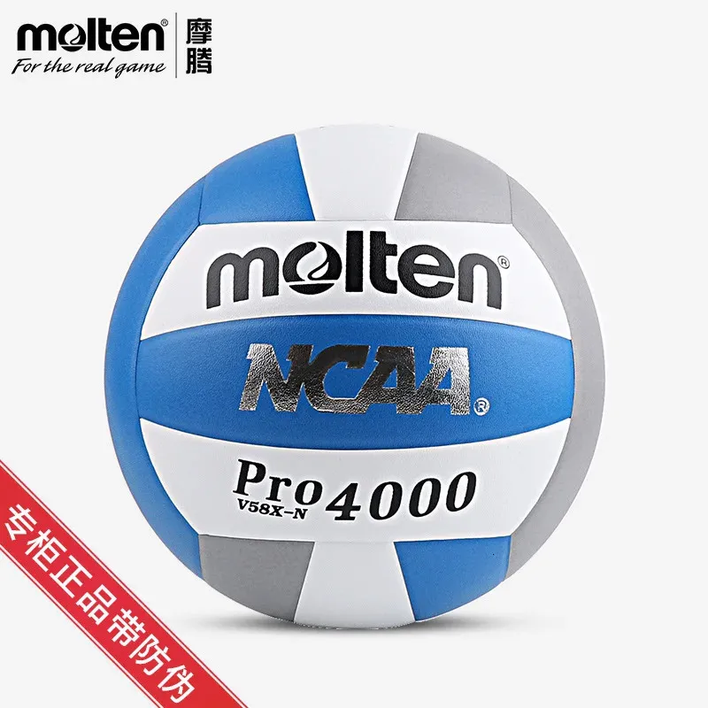 Original Molten Volleyball for Men/Women Outdoor/Indoor Training Voleyball V58X-N Voley Ball PU Leather Volei Pelotas Size 5 240422