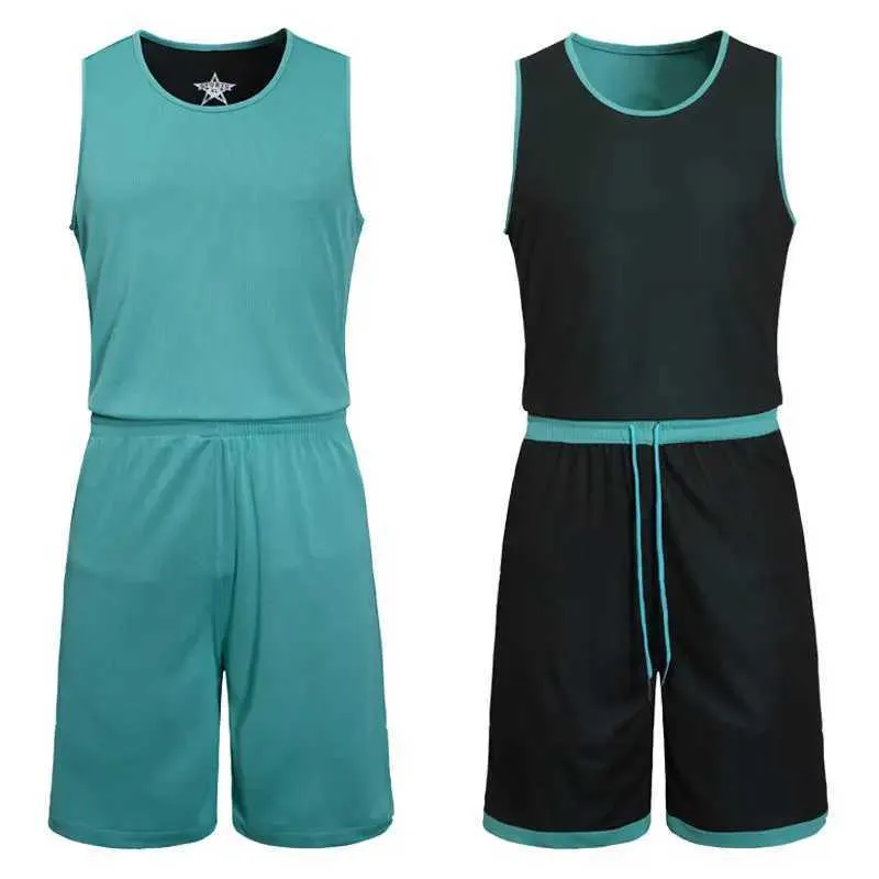 DHgate.com:Double-sided Basketball Jersey Sets for Men