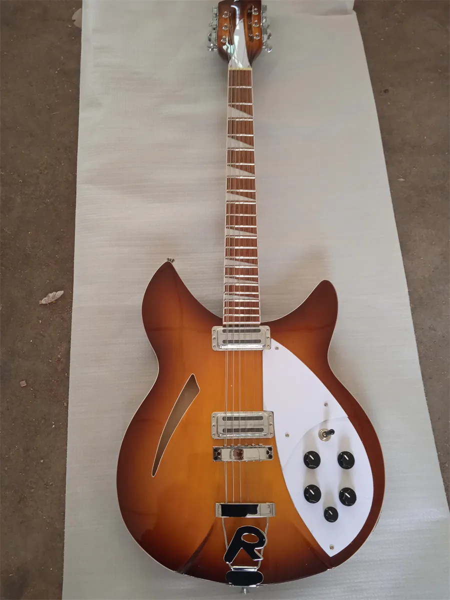 Versatile Semi Hollow Electric Guitar With 360/12 Strings