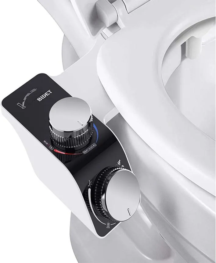 Bidet toiletzitje bijlage niet -elektrische zelfreactie dubbele sproeiers wassen koude mixer water dame badkamer accessoires spuiter 220506813264