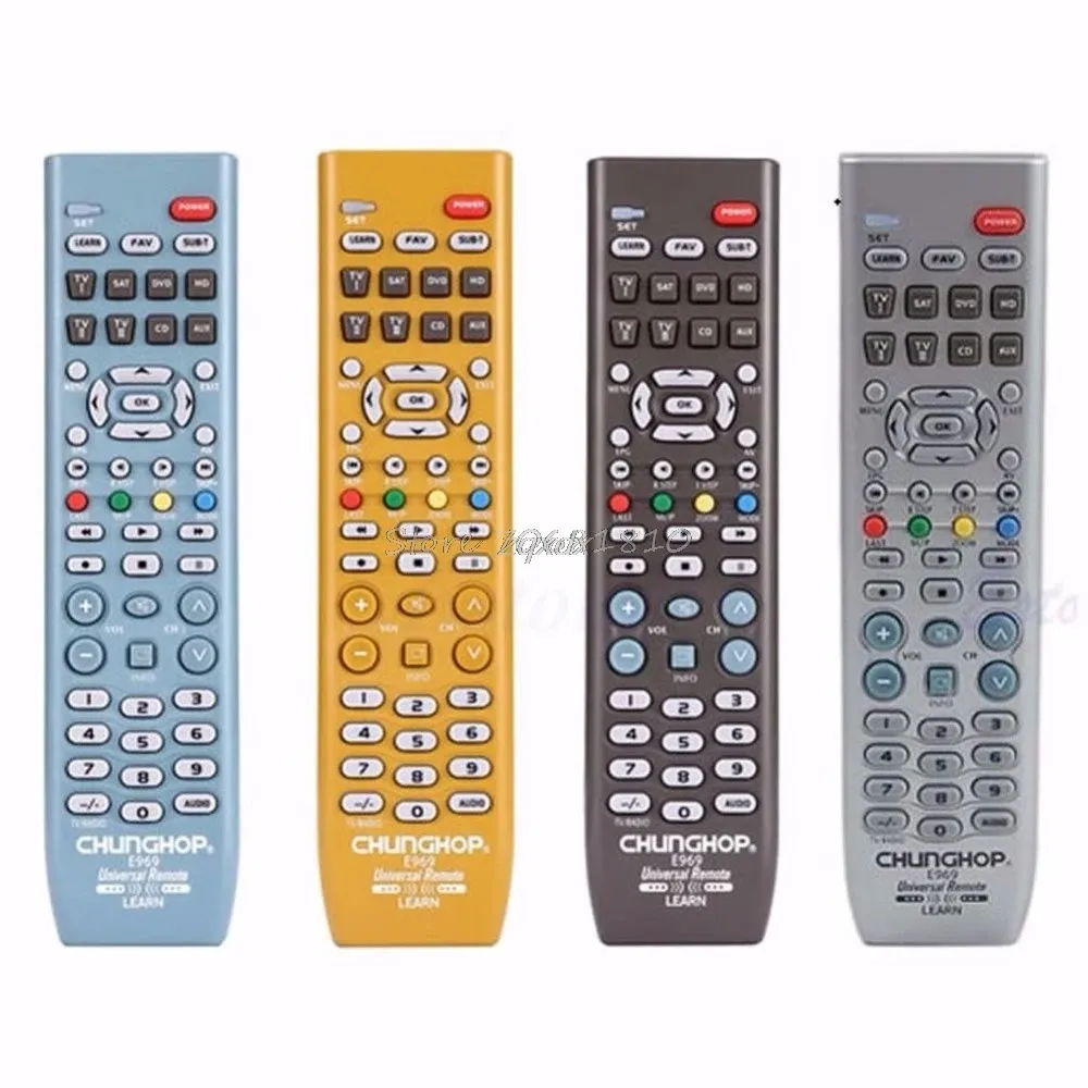 Controle nieuwe 8in1 Smart Remote Universal Control Controller voor tv PVR VDO DVD CD SAT AUD Dropship