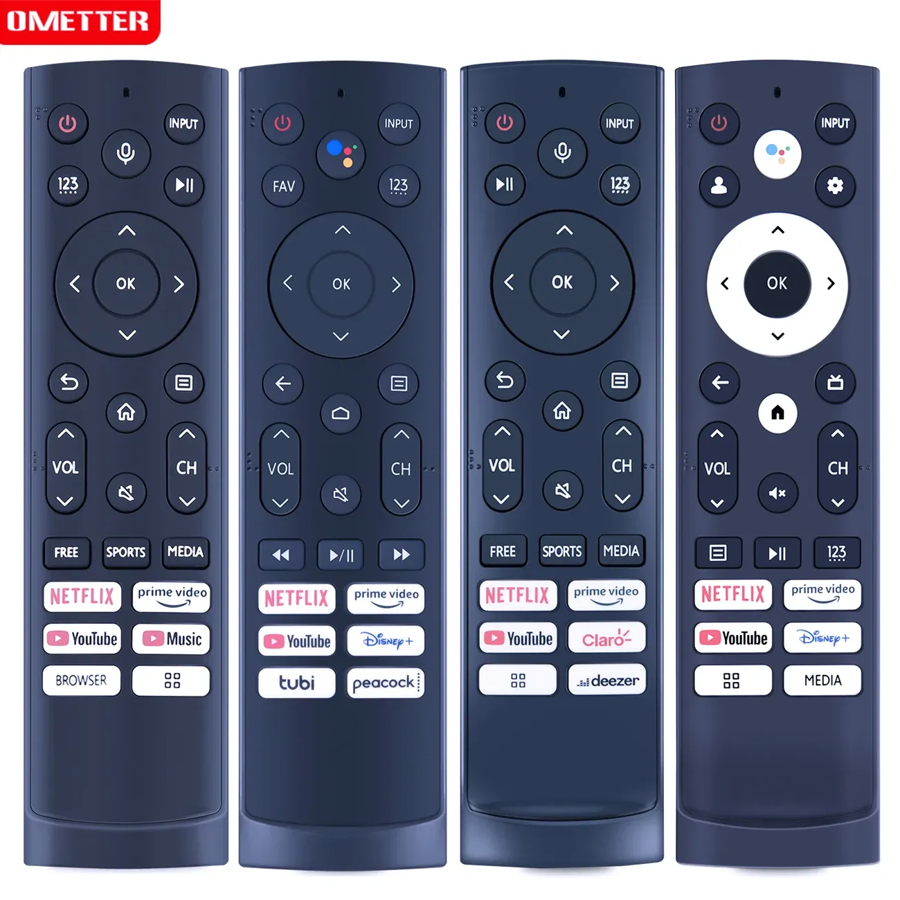 Kontrollera original ERF3Q90H ERF3H90H ERF3S90H ERF3A90 Voice Remote Control för Hisense Smart 4K Android TV 75U7G 55U7G 65U7G 55U8G