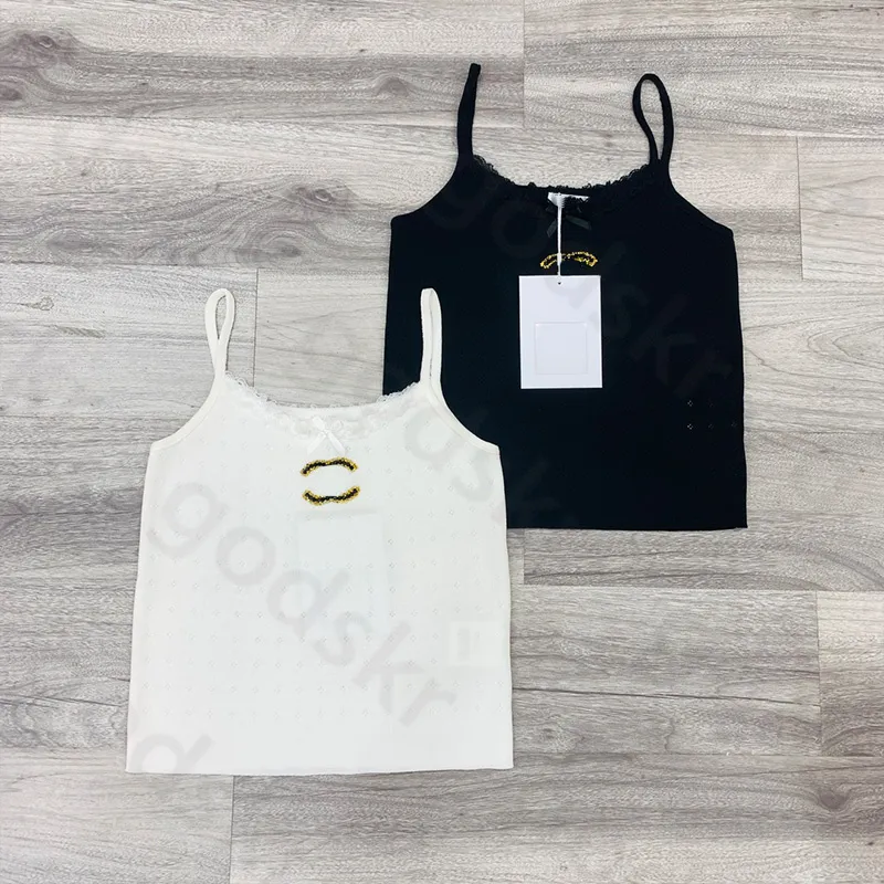 Сексуальные цветочные Camisole Vest Женские дизайнерские дизайнерские топы Sexy Balter Simple Crew Neck Короткая рукаво