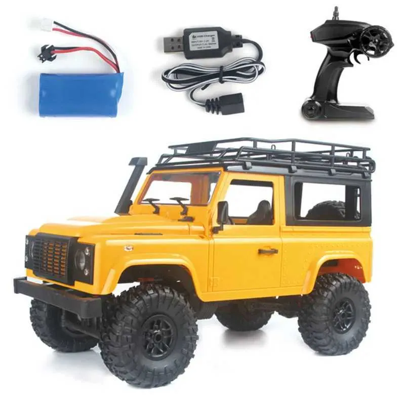 Electric/RC Car RC Car MN90 1 12 Scale RC Crawler Car 2.4G 4WD Remote Control Truck Toys Unassembled Kit Children Kids Gift D90 T240422