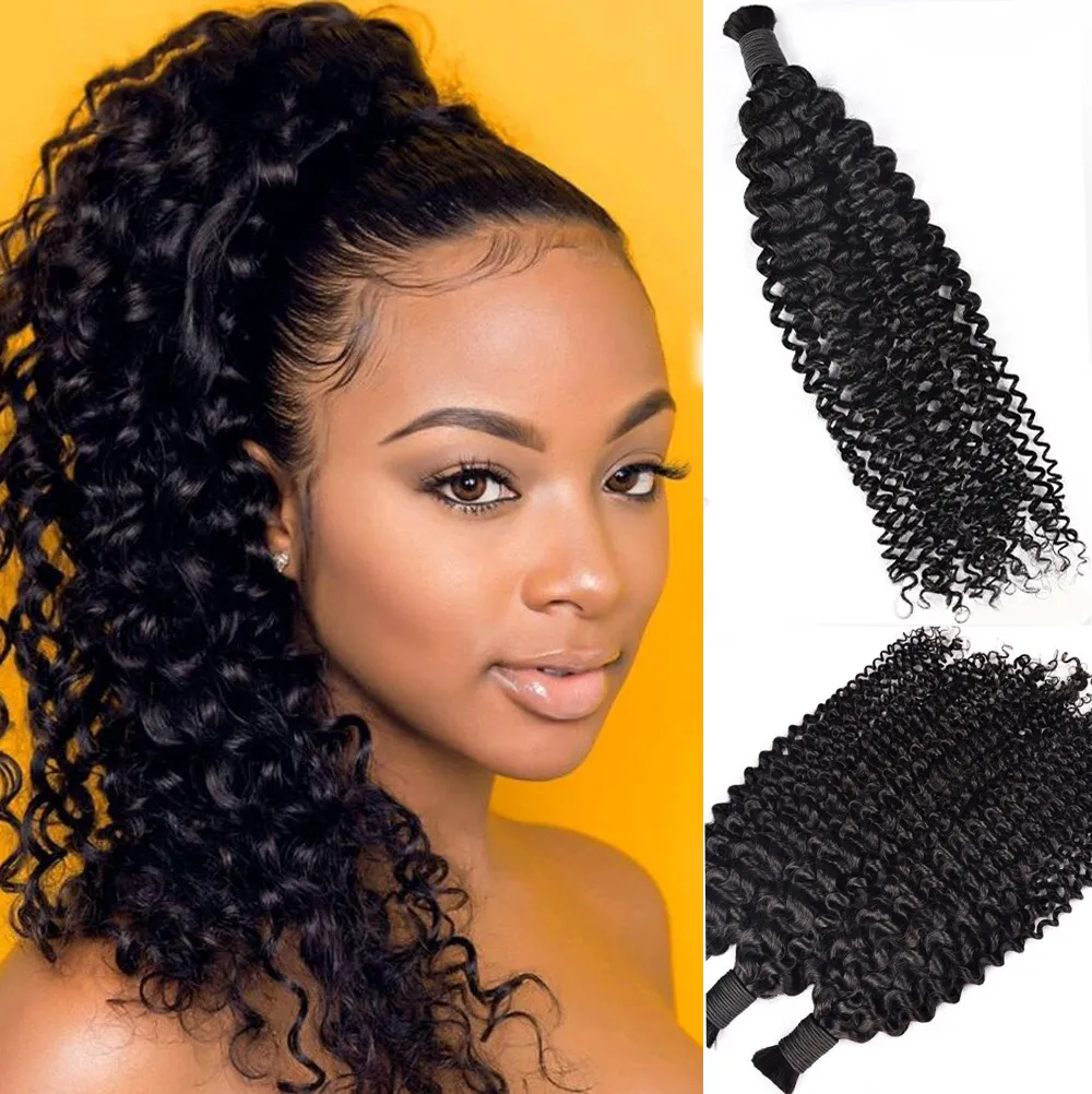 European American Fashion Hair Extensions Jerry Curly Bulk Kinky Curly Bulk Hair From Wigs8 43.78 DHgate.Com