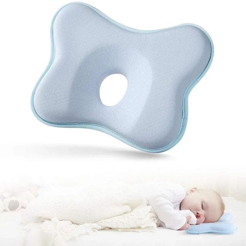 Poduszka poduszka noworodka zapobiega płaskiej poduszki poduszki do spania poduszka maluch w piance pamięci