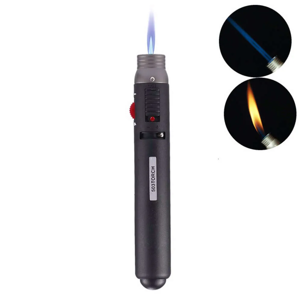 Mini Jet Pencil Flame 503 Torch Butane Without Gas Welding Soldering Lighter Adjustable 2 Kinds Flame