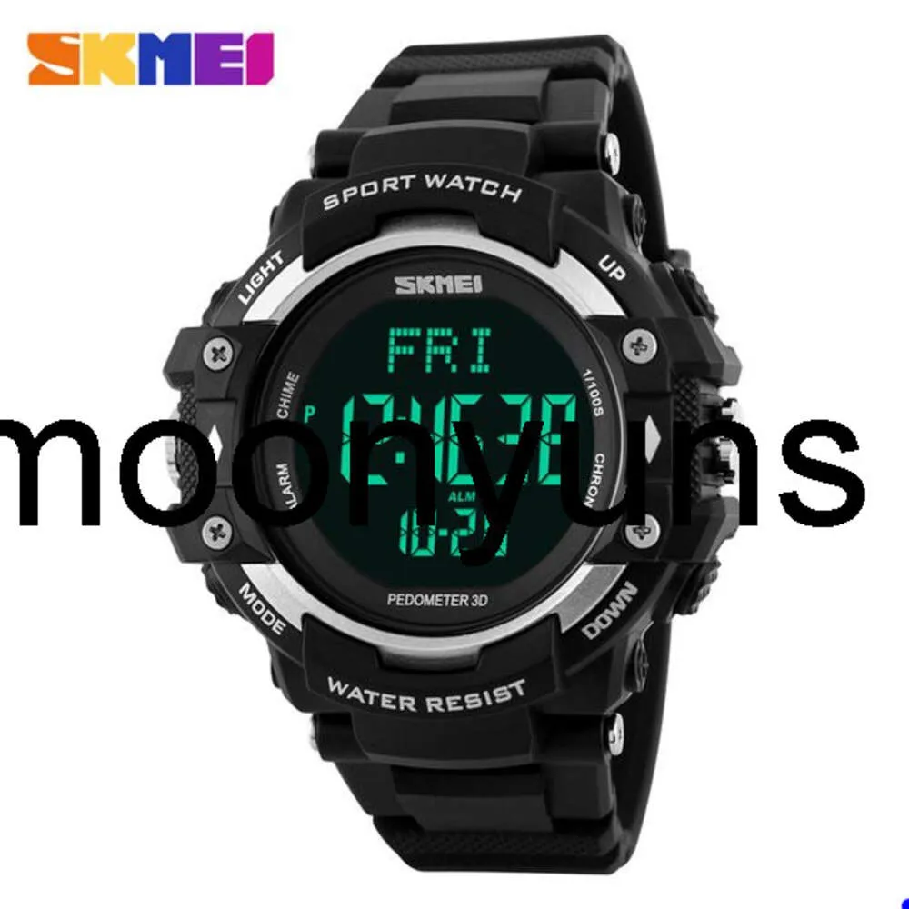 Skmei Watch Skmei Watches Brand Men 3D Pedometer Ceartrate Monitorカロリーデジタルディスプレイウォッチ屋外スポーツ時計Relogio Masculino Gift T3高品質